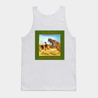 Anza Borrego Desert State Park dinosaur sculpture Tank Top